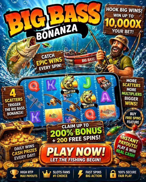 Big Bass Bonanza slot by Pragmatic Play / Reel Kingdom